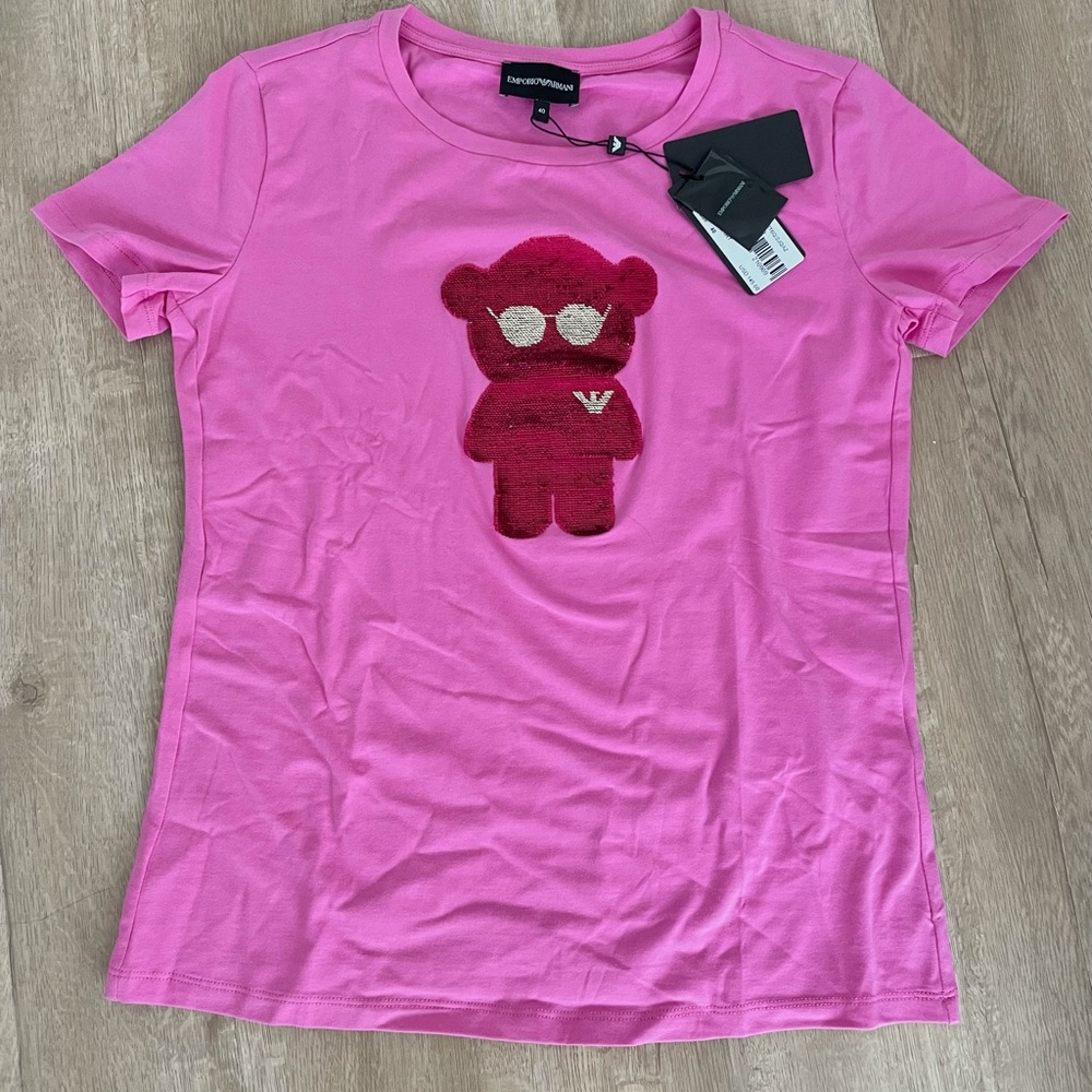 Emporio Armani Manga Beat‎ T shirt Tee Top EU 40 NWT